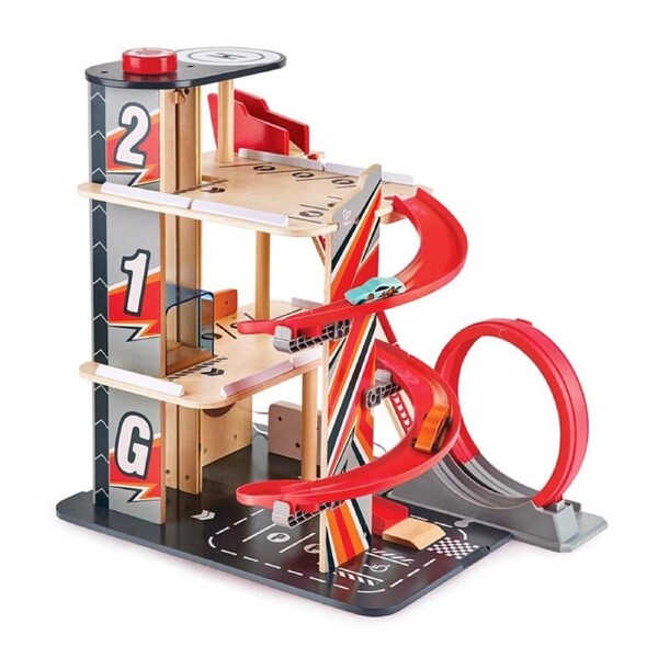 Hape - Gearhead Stunt Garage
