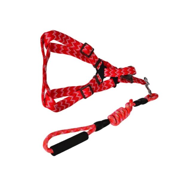 YES4PETS 2 X Medium Pet Dog Cat Puppy Kitten Rabbit Dog Harness Collar leash lead 5 Color