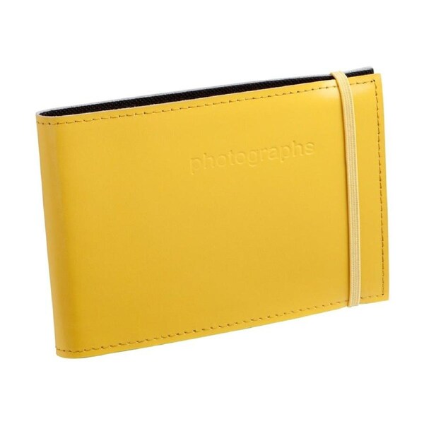 Citi Leather Vibrant Yellow 4x6 - 52 Photo Album