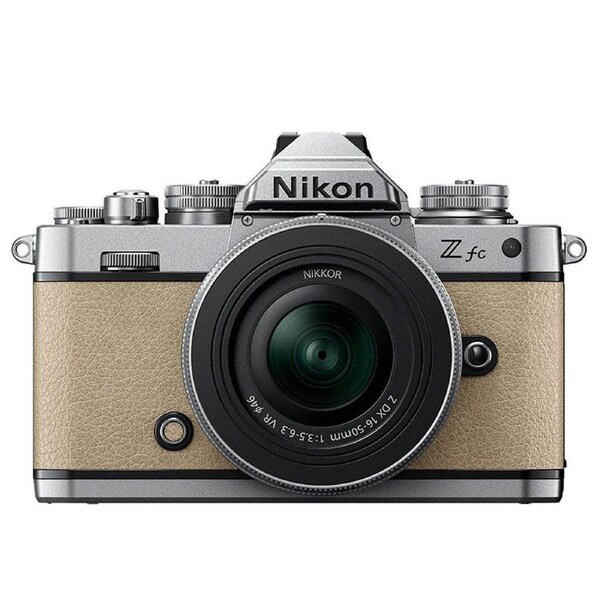 Nikon Z fc Body Sand Beige with Nikkor Z DX 16-50mm VR Lens SL
