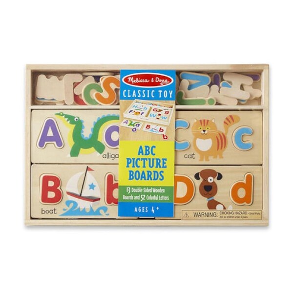 Melissa & Doug Classic Toy - ABC Picture Boards