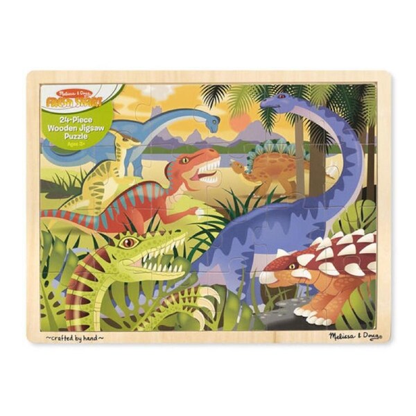 Melissa & Doug Jigsaw Puzzles - Dinosaurs 24pc