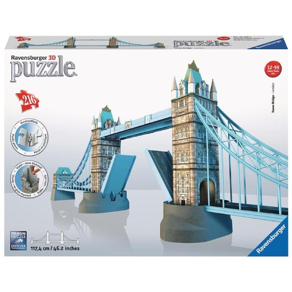 Ravensburger 3D Puzzle 216pc - Tower Bridge