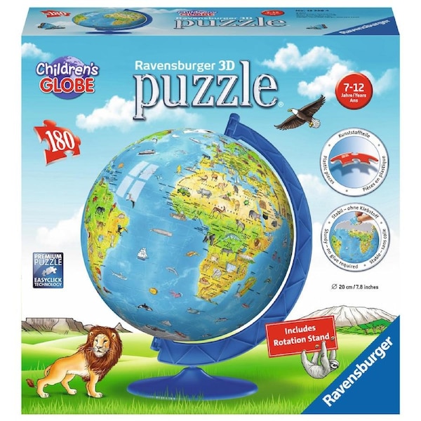 Ravensburger 3D Puzzle 180pc - Children's Globe