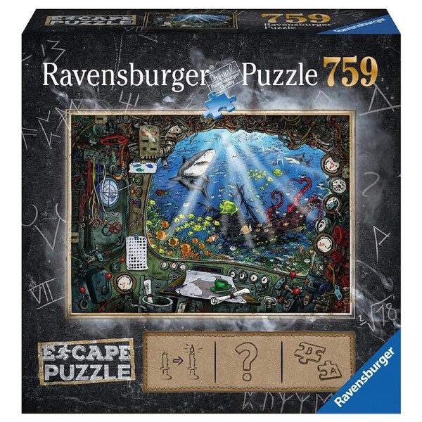Ravensburger Puzzle 759pc - Escape 4 - Submarine