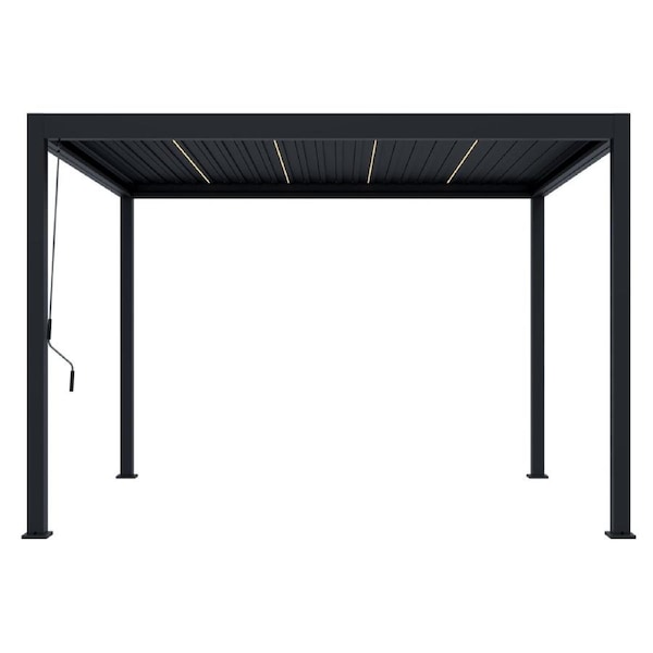 Coolaroo Mandalay 3x3.6m Semi-Permanent Louvre Gazebo