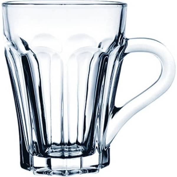 Set of 6 BlinkMax Lead-Free Glass Mugs 160ML Milk Tea Coffee Cups Hot Drinkware