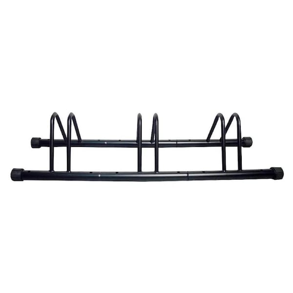 Velobici Set of Three Bicycle Storage Holder Stand; Bike Floor Parking Rack; Portable Steel Bike Parking Rack