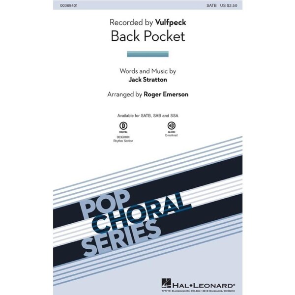 Back Pocket SATB