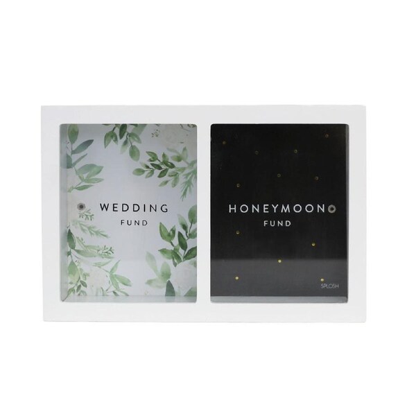 Wedding Money Box Piggy Bank Fund For Honeymoon Change Savings Engagement Gift