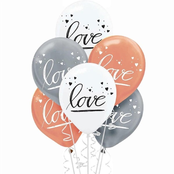 Wedding Love Balloons Engagement Party Decorations Helium Arch Centrepiece