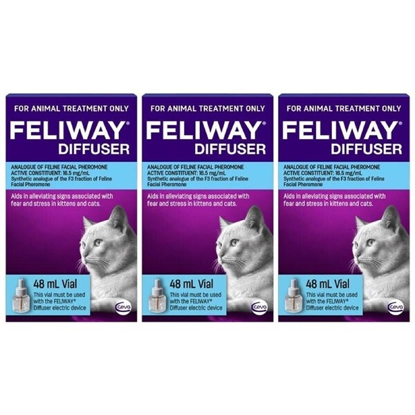Feliway Calming Refill For Kittens & Cats 48ml Triple Pack