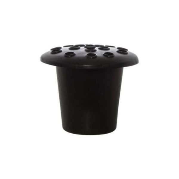 Cemetery Vase Grave Graveside Memorial Black Plastic Insert