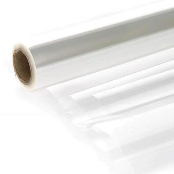 Clear Cellophane Roll Hamper Gift Wrap Wrapping 30-micron (50cm x 30m)