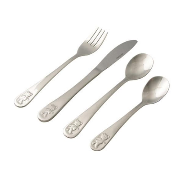 Whitehill Baby - Stainless Steel 4pc Cutlery Set - Teddy's Table