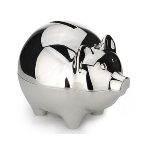 Whitehill Baby - Silver Plated Money Box - Piggy Bank