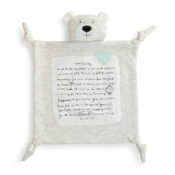Demdaco Baby - Sweet Boy Blankie Blue