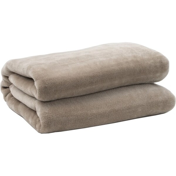 Jason 210x220cm Queen Bed Home Faux Mink Blanket Velvety Soft Plush 500GSM Linen