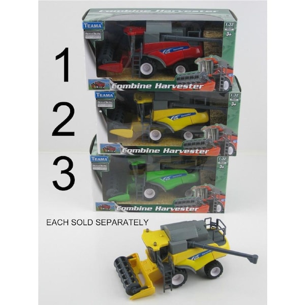 Combine Harvester Farm Machine 1:32 - Green
