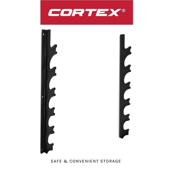 CORTEX 6-Tier Wall Barbell Mount (Gun Rack Style)