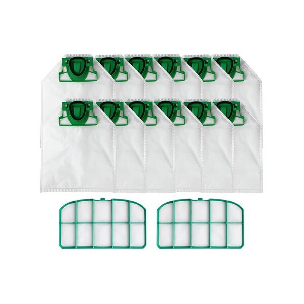 12x Vacuum bags and filters for Vorwerk Kobold VK200
