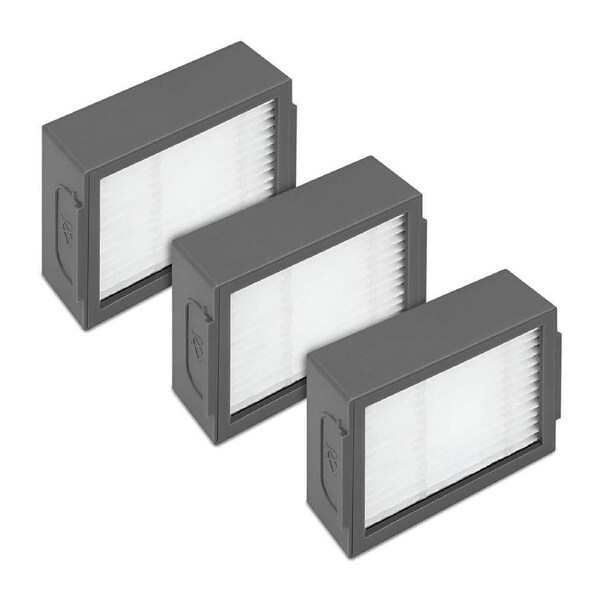 3x HEPA filters for iRobot Roomba I, E and J series robots
