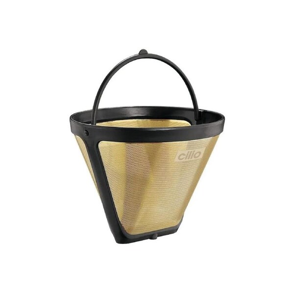 Cilio Gold Coffee Filter 24 Carat Gold Plated