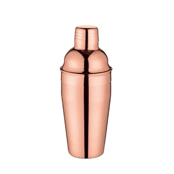 Cilio Cocktail Shaker 500ml, Copper-Plated