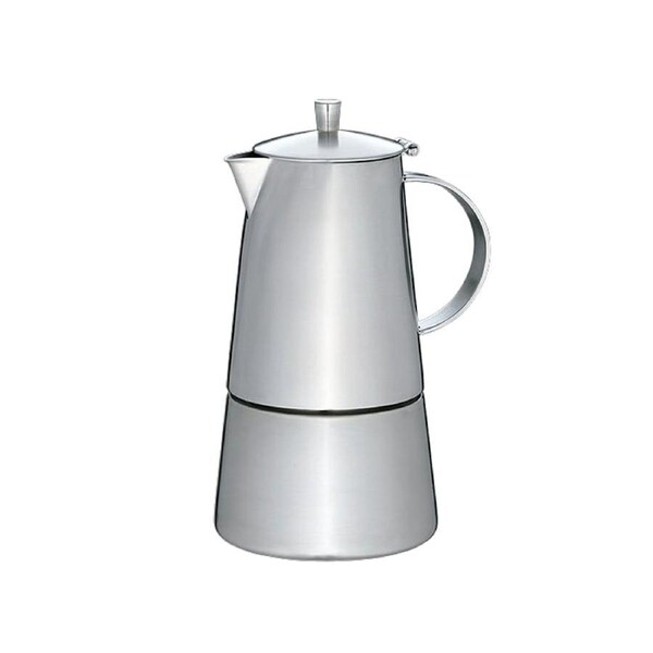 Cilio ModenaEspresso Maker, S/Steel Satin Finish - 6 Cups