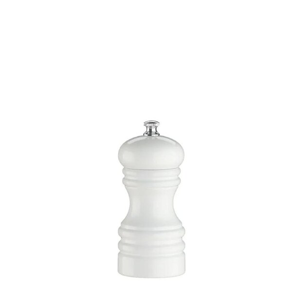 Zassenhaus Salt Mill Berlin 12cm Beech Glossy White