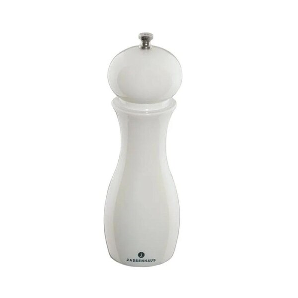 Zassenhaus Pepper Mill Dusseldorf 19cm Off-White Plastics