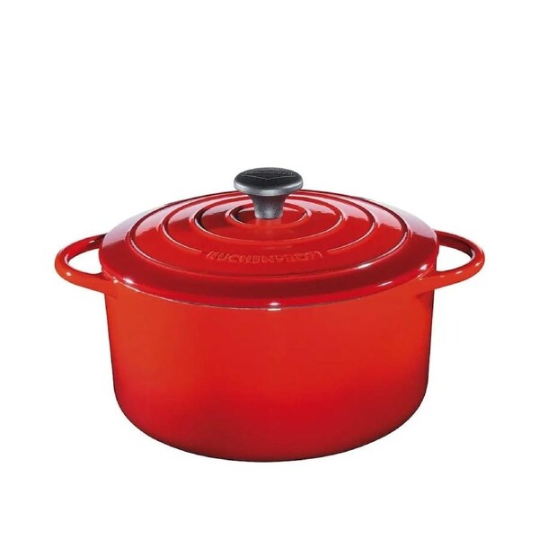 Kuchenprofi Provence Stewing Pot Round French Oven w/Lid 26cm Red