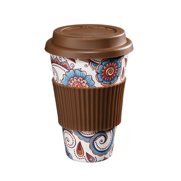 Zassenhaus Bamboo Eco to go Mug - Flower