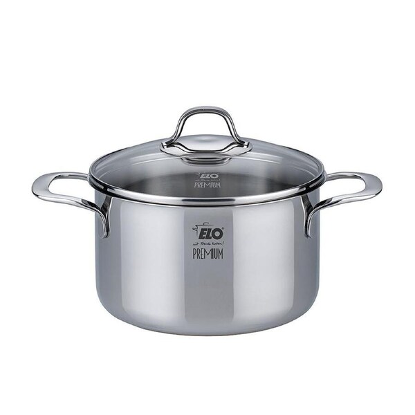 Elo Silicano+ Casserole High w/Glass Lid 20cm