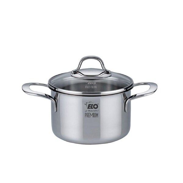 Elo Silicano+ Casserole High w/Glass Lid 16cm