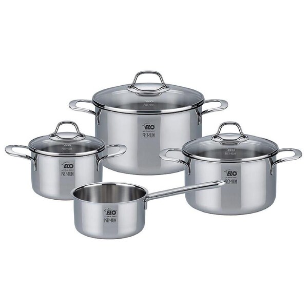 Elo Silicano+ Pot Set 4pcs 16cm, 20cm, 24cm, 16cm