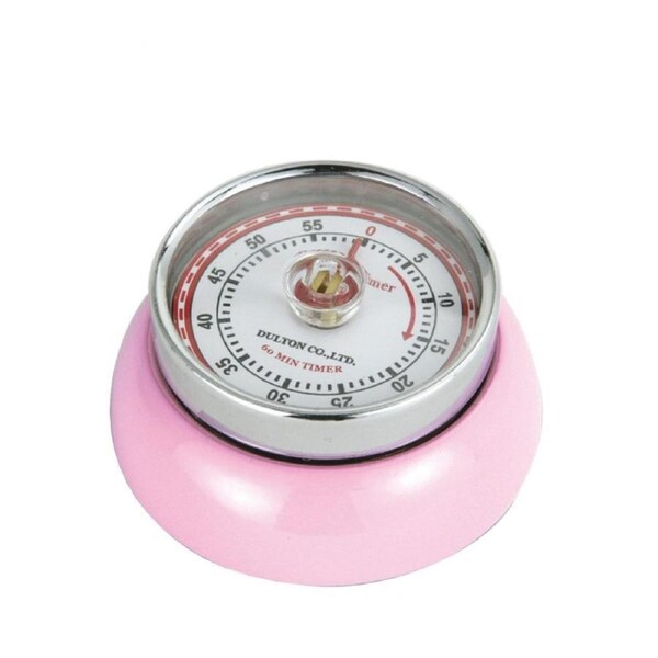 Zassenhaus SpeedKitchenTimer w/Magnet Enameled Steel, Pink