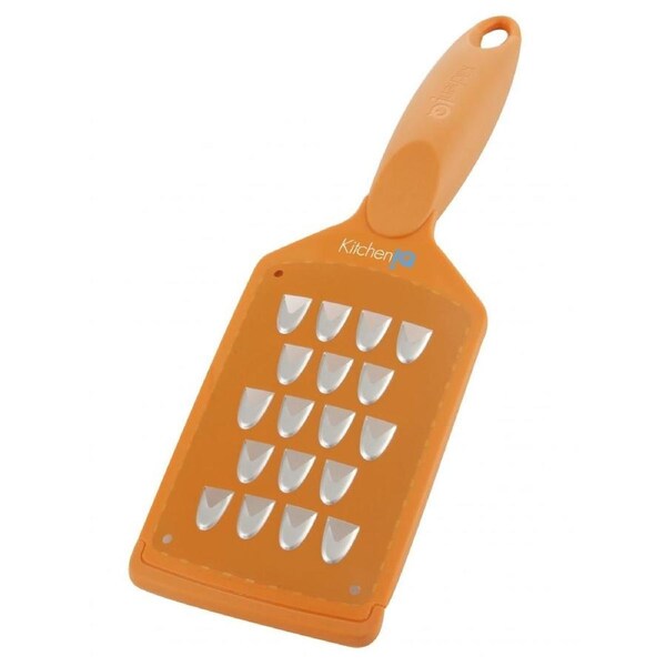 KitchenIQ Grater, Extra Coarse - Orange