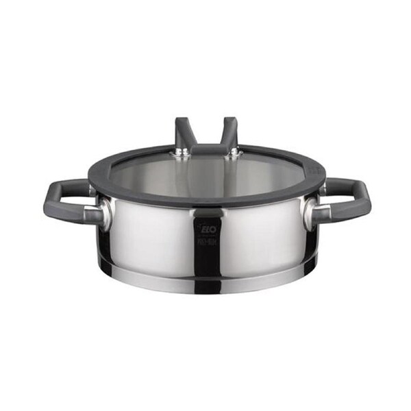 Elo Black Pearl Casserole w/Glass Lid 24cm