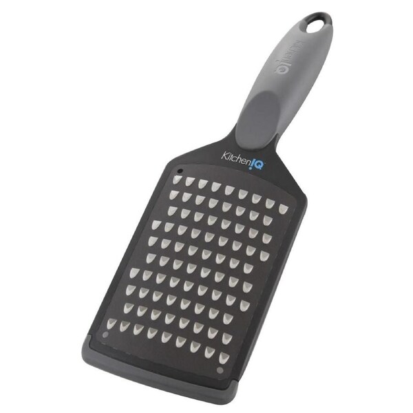 KitchenIQ Grater, Coarse - Black