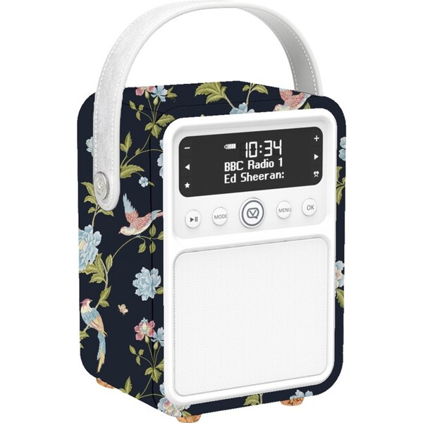 VQ Monty DAB+ Digital FM Radio/Bluetooth Speaker Laura Ashely Elveden Navy