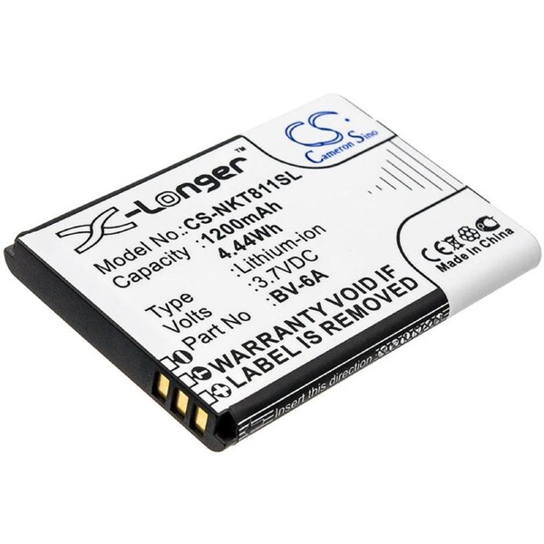 Replacement BV-6A Battery for Nokia 8110 4G/2720 Flip/TA-1048/TA-1059/TA-1168/Banana/C5-03 Touch/5250