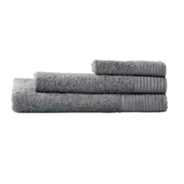 Face Washer 4 Pack Charcoal Royal Doulton Wide Border Organic Cotton