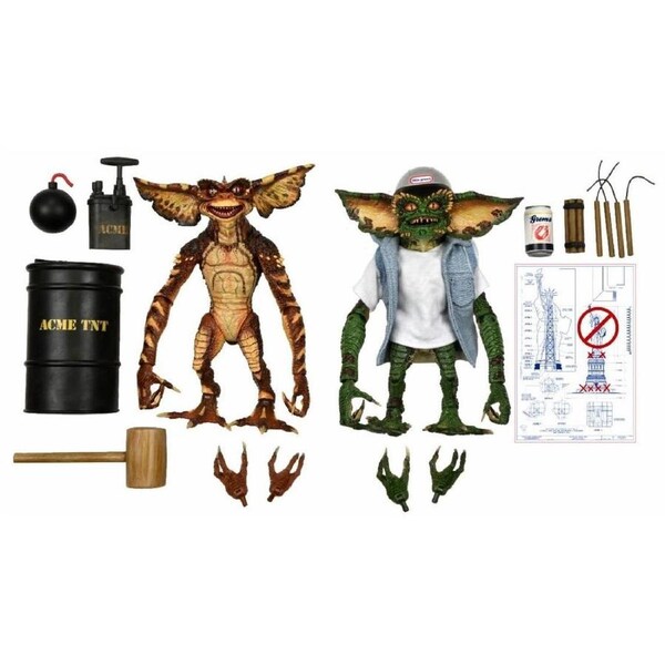 Ultimate Demolition - 7” Gremlin Action Figures - Gremlins 2: The New Batch - NECA Collectibles