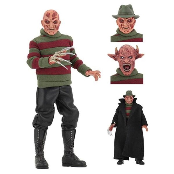 Freddy Kreuger - 8” Clothed Action Figure - Nightmare on Elm Street - NECA Collectibles
