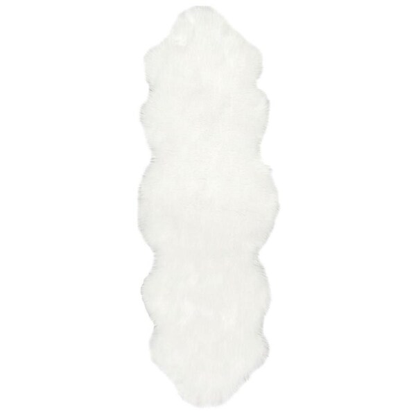 White Faux Sheep skin Rug Home idea indoor winter warm Fluffy 180cm