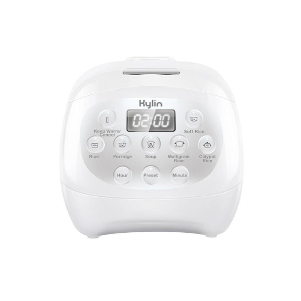 Kylin Electric No Coating Ceramic 3 Cup Mini Rice Cooker 1.2L AU-K1012