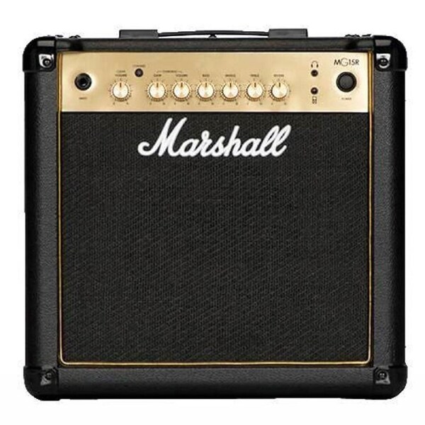 Marshall MG15GR 2-Channel 37.5cm Amplifier 15W Amp Speaker w/ Reverb for Guitar