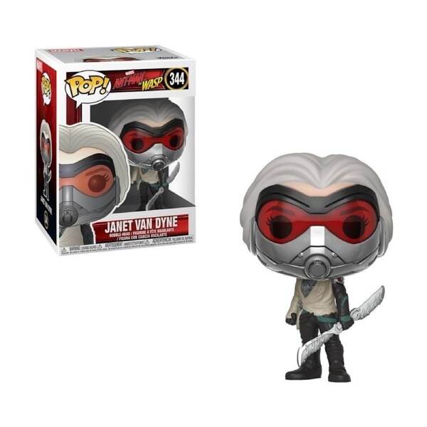 Pop! Ant-Man 2 Funko 10cm Janet Van Dyne Vinyl #344 Vinyl Collectables Toy 3y+