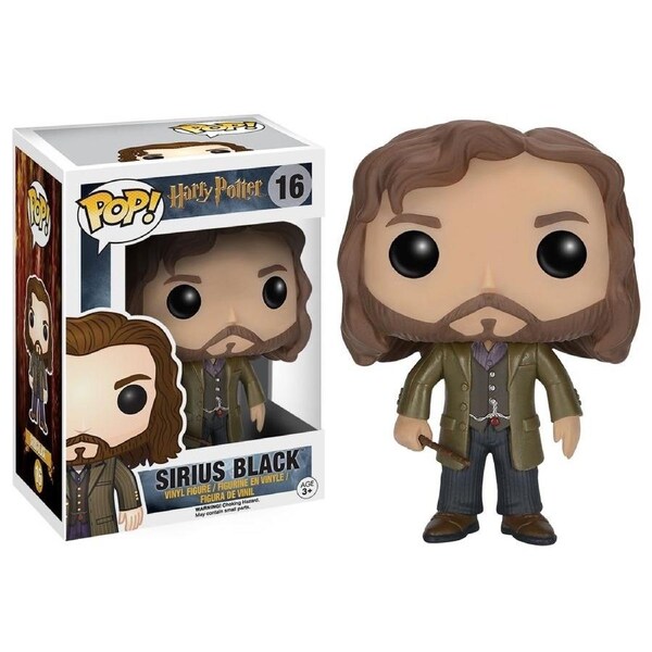 Pop! Funko 10cm Vinyl Harry Potter Sirius Black #16 Figurine Collectable Toy 3y+